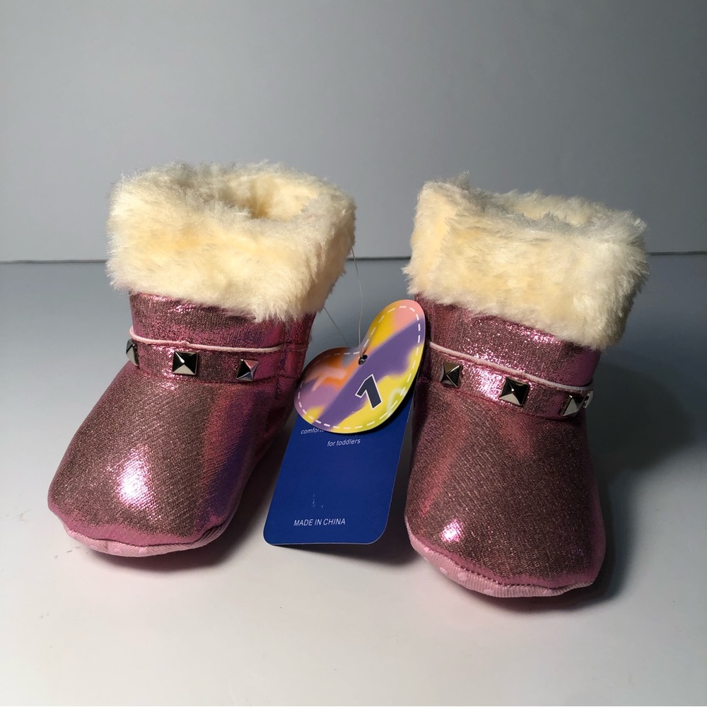 Children’s Pink Booties